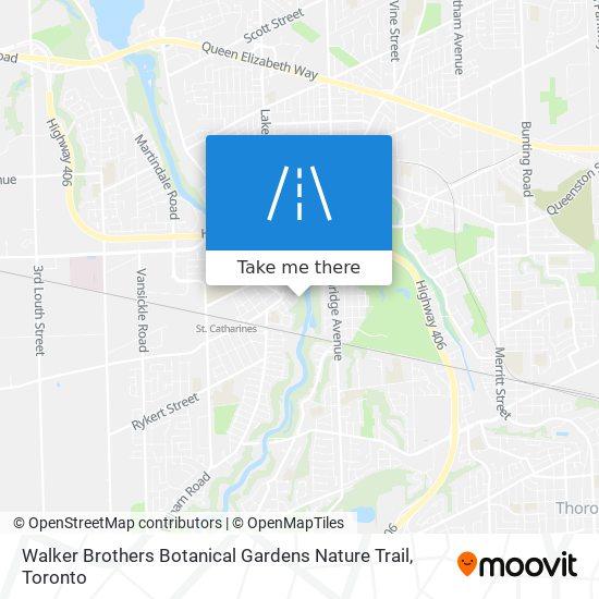 Walker Brothers Botanical Gardens Nature Trail map