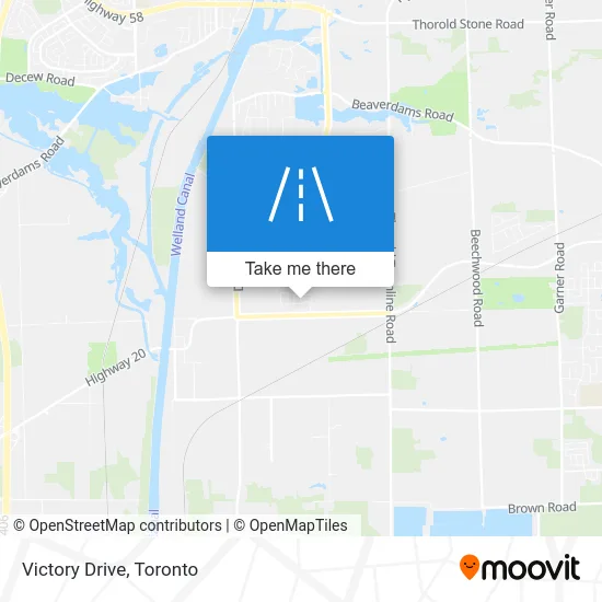 Victory Drive map