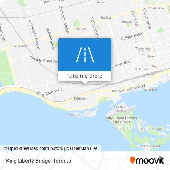 King Liberty Bridge map