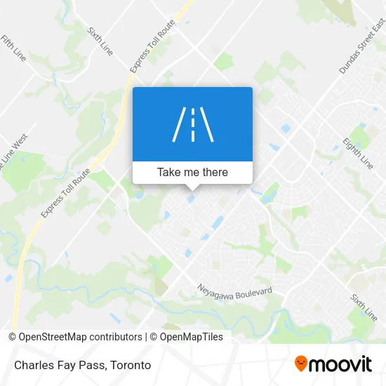 Charles Fay Pass map