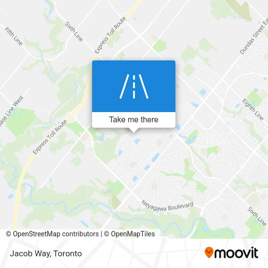 Jacob Way map