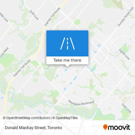 Donald Mackay Street map