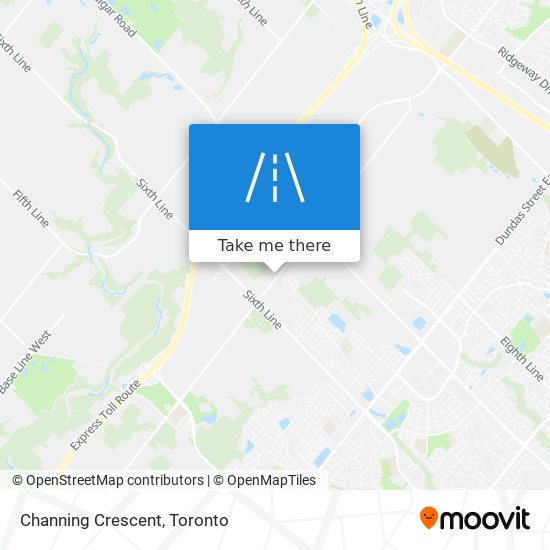 Channing Crescent map