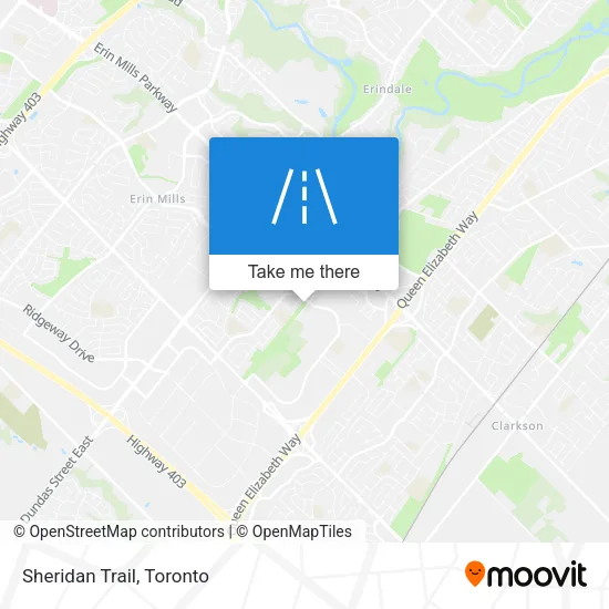 Sheridan Trail map