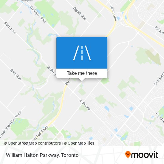 William Halton Parkway map