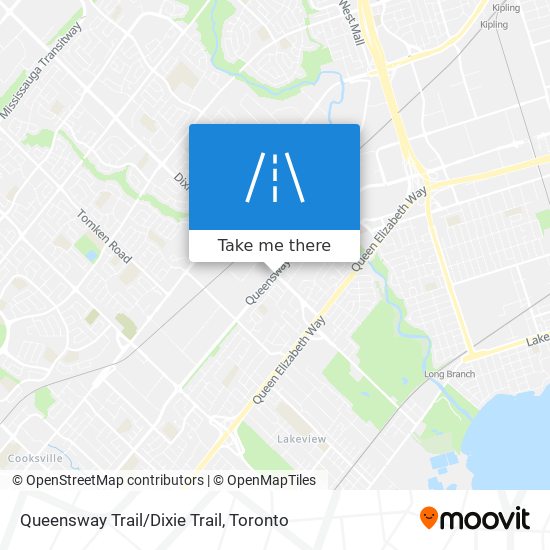 Queensway Trail/Dixie Trail map