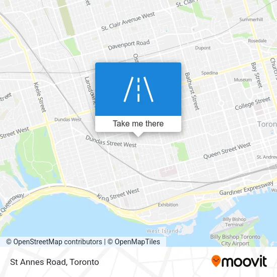 St Annes Road map