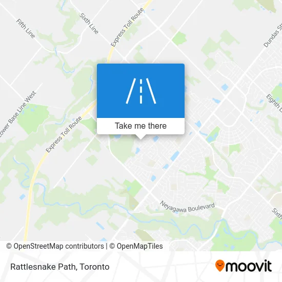 Rattlesnake Path map