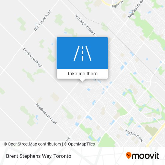 Brent Stephens Way map