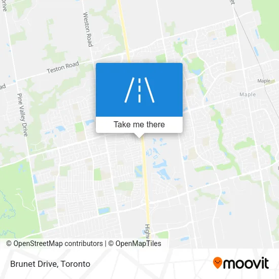 Brunet Drive map