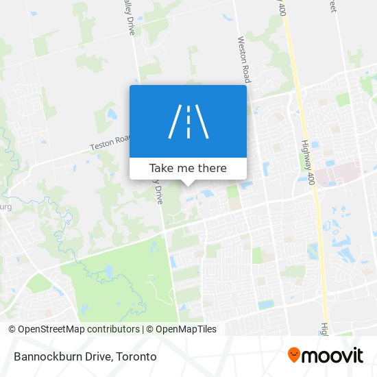 Bannockburn Drive map