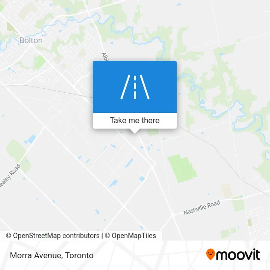 Morra Avenue map
