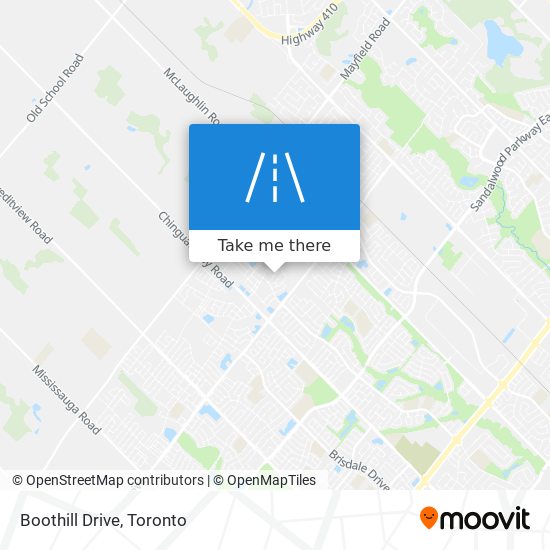 Boothill Drive map