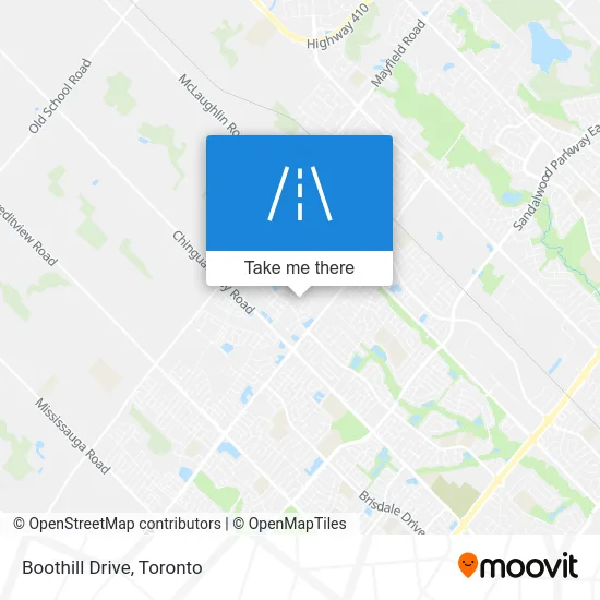 Boothill Drive map