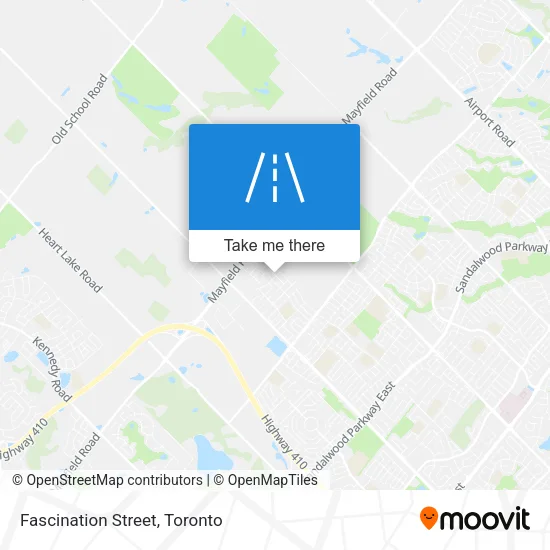 Fascination Street map