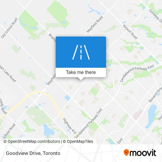 Goodview Drive map