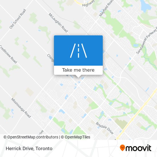 Herrick Drive map