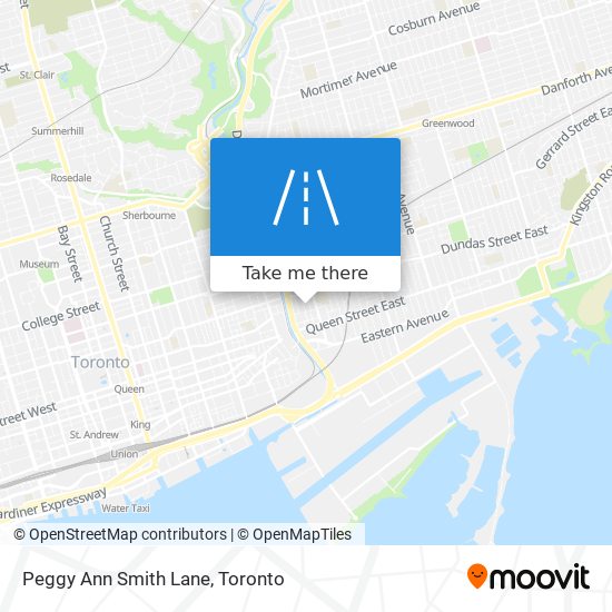 Peggy Ann Smith Lane map
