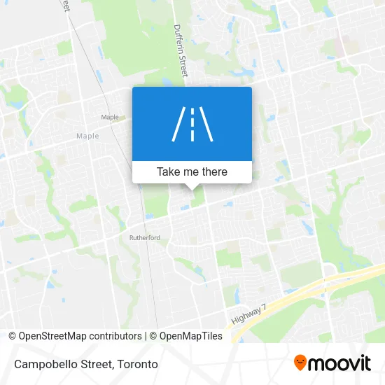 Campobello Street map