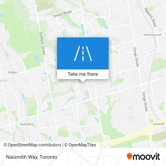 Naismith Way map