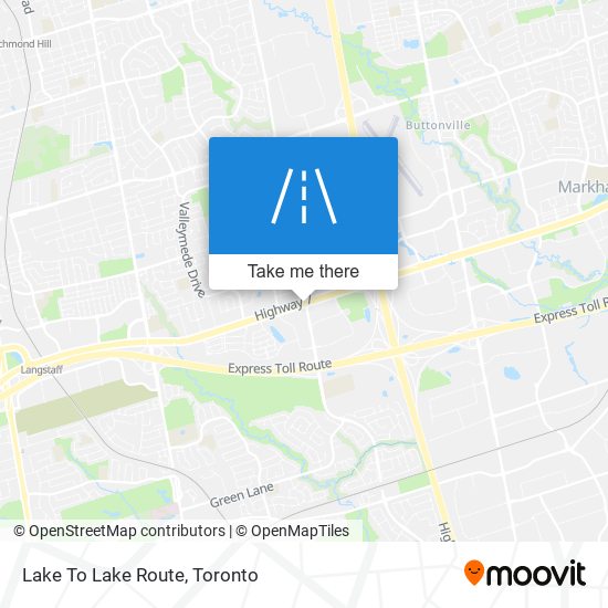 Lake To Lake Route plan