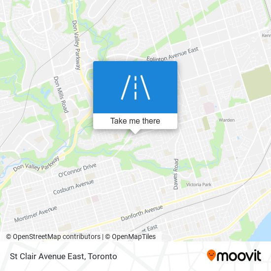 St Clair Avenue East plan