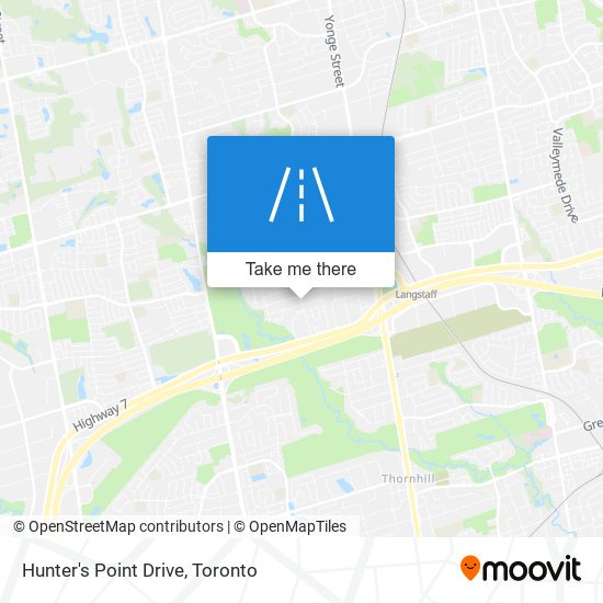 Hunter's Point Drive map
