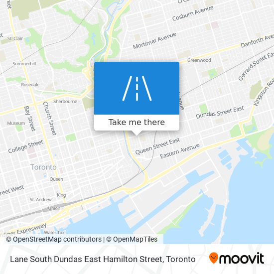 Lane South Dundas East Hamilton Street plan