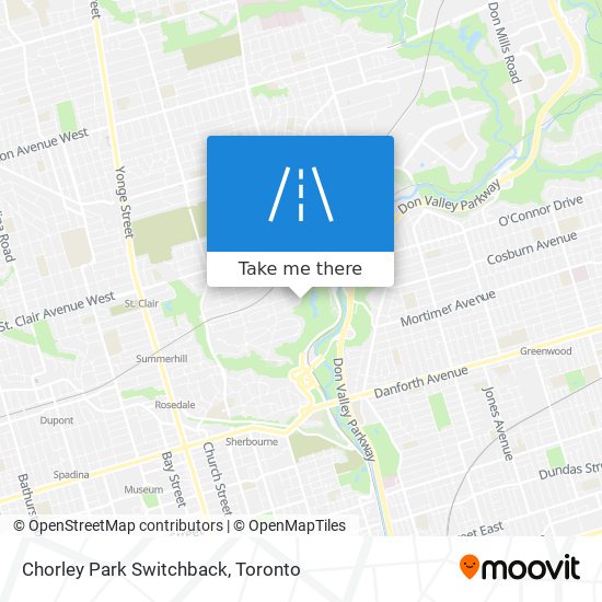 Chorley Park Switchback map