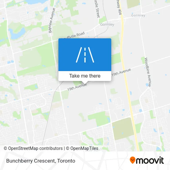 Bunchberry Crescent map