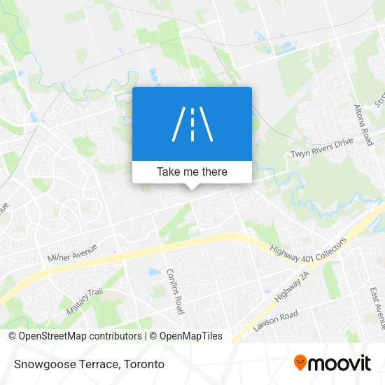 Snowgoose Terrace map