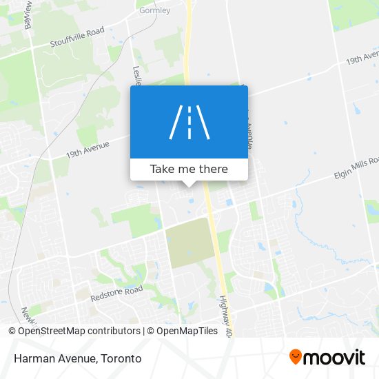 Harman Avenue map