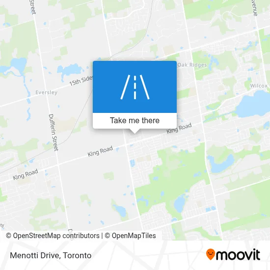 Menotti Drive map