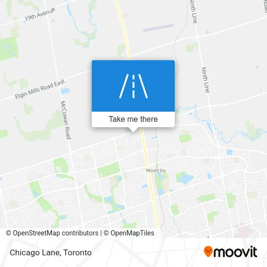 Chicago Lane map