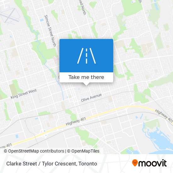 Clarke Street / Tylor Crescent map