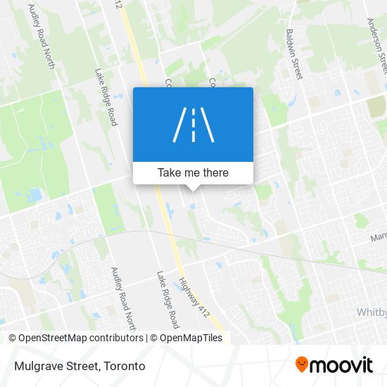 Mulgrave Street map