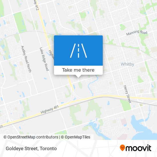 Goldeye Street map