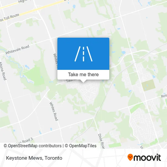 Keystone Mews map