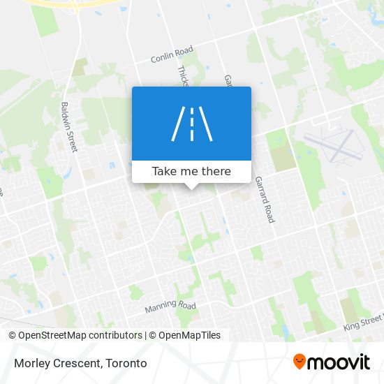 Morley Crescent map