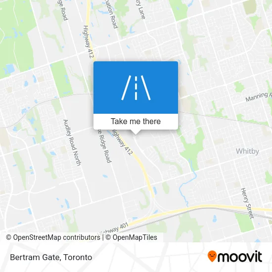 Bertram Gate map