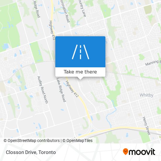 Closson Drive plan