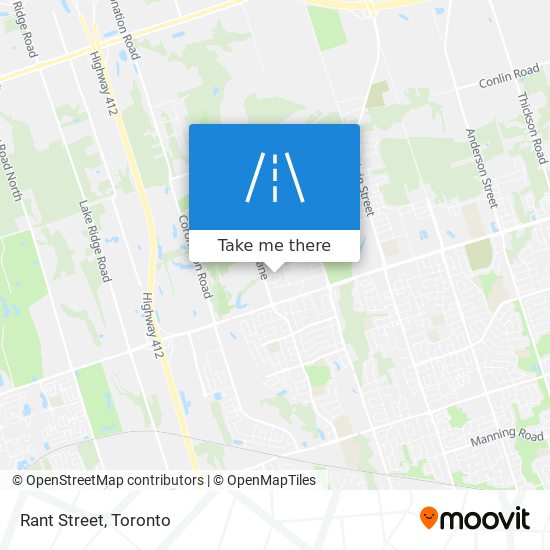 Rant Street map