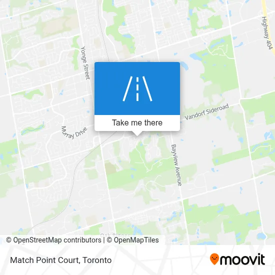 Match Point Court map