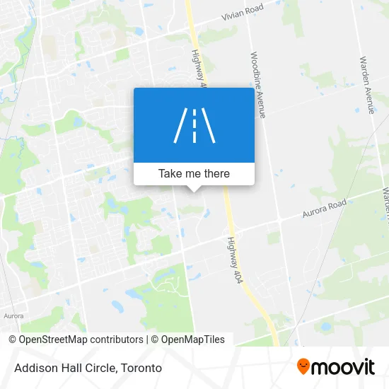 Addison Hall Circle map