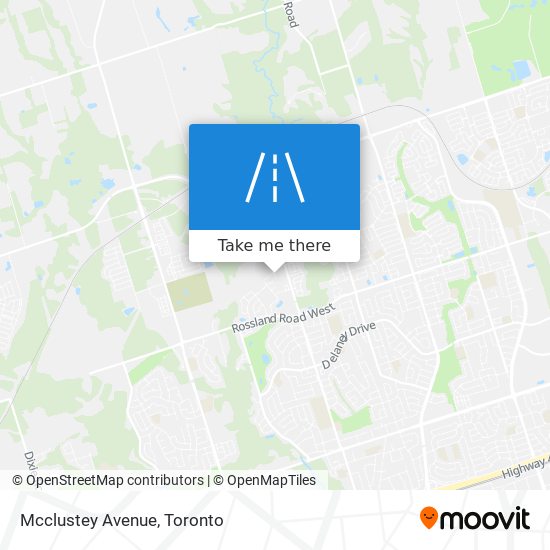 Mcclustey Avenue map