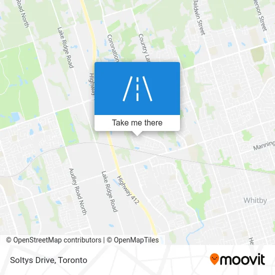 Soltys Drive map