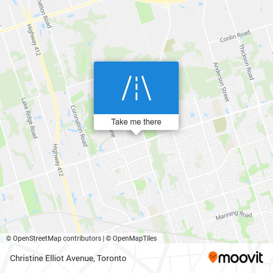 Christine Elliot Avenue plan