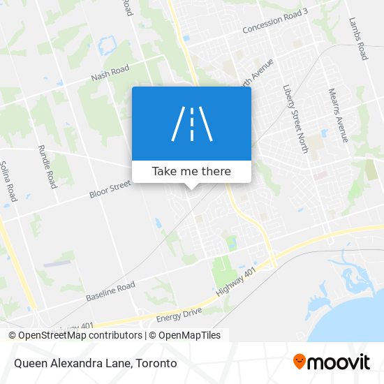 Queen Alexandra Lane plan
