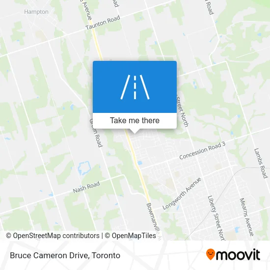 Bruce Cameron Drive map