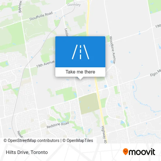 Hilts Drive map